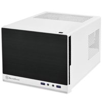 Maletín Para Ordenador Silverstone Sg13Wb-Q Mini-Dtx/Mini-Itx Negro/Blanco