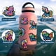 thumbnail image 5 of Paquete De Stickers De 56 Piezas Unicornios Neón Vinilo Impermeable, 5 of 7