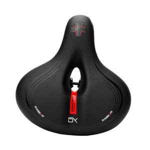 Magideal - Asiento De Bicicleta Cómodo, Cojín Para Sillín De Bicicleta, Ejercicio Universal Para Mujeres Y Hombres, Transpirable, Impermeable, Para Ciclismo Al , Rojo