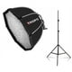 thumbnail image 1 of Softbox 65cm Ks2-65 + Grilla + Atril, 1 of 3