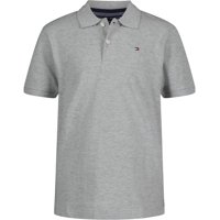 Polo Tommy Hilfiger Para Niños, Manga Corta, Gris Hiedra, 16-18
