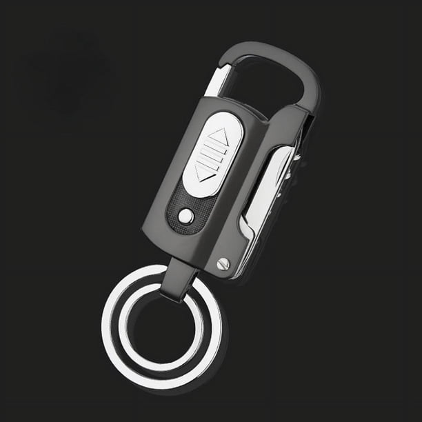 Experience Ultimate Convenience with Our Portable Electric Waterproof USB Keychain - Perfect for Outdoor Camping and Hiking!