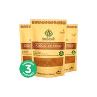 Ambrosia Spa - Pack 3, Azúcar De Coco 500Gr