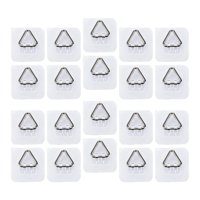 Magideal - 20 Uds Colgadores De Platos De Pared Soporte De Exhibición Ganchos Colgantes De Marco Multiusos Versátiles Portátiles Para Platos De Postre Platos De