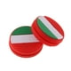 thumbnail image 5 of Amortiguadores Italia de la raqueta de tenis de silicona de 2 piezas Bandera Nacional, 5 of 5