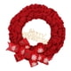 thumbnail image 5 of Guirnalda De Guirnaldas De Puerta De Corona De Navidad Para Patio Delantero De Navidad Acción De Gracias Rojo 37 Cm, 5 of 5