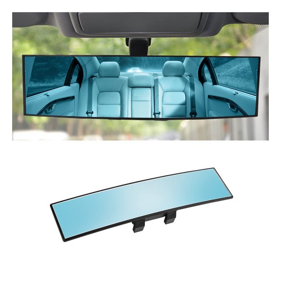 Espejo retrovisor panorámico 8sanlione 30 cm azul