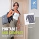 thumbnail image 2 of Manta De Viaje Plegable Para Avión O Coche Con Funda Y Clip, 2 of 7