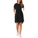 thumbnail image 2 of Vestido Mini de Playa Suelto con Bolsillos y Cuello Redondo de Manga Corta para Mujer INSPIRE CHIC XL Negro, 2 of 6
