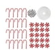 thumbnail image 2 of Decoraciones Para árboles De Navidad Candy Cane Muleta Colgantes Encanto Para Vacaciones 35 Mm Rojo Blanco, 2 of 3
