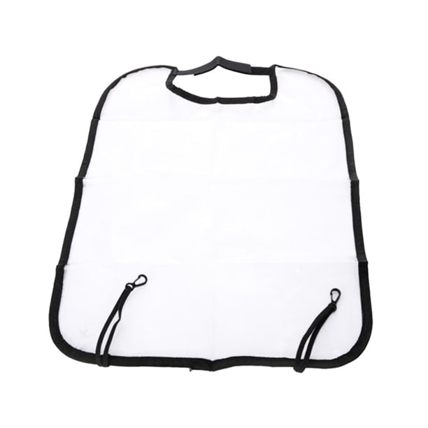 Protector transparente para asiento trasero de coche, resistente a la suciedad, protección de cubierta trasera de asiento, accesorios interiores de Negro