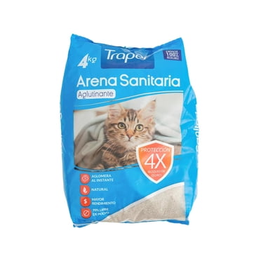 Arena Sanitaria para Gato Aglutinante, 4 Kg