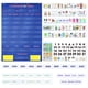 thumbnail image 2 of Cartel De Bolsillo De Calendario Y Clima 142 Tarjetas Azul, 2 of 7