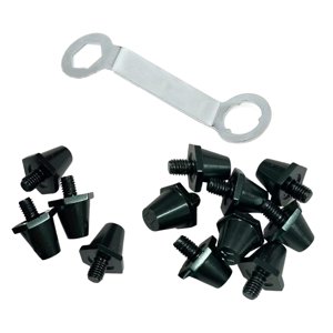 Ioensy - 12 Clavos Para Botas De Fútbol, Para Terreno Firme, Rosca M5, Para Césped Artificial, Accesorios Para Zapatillas De Atletismo