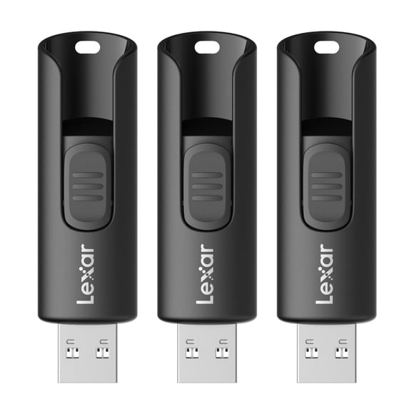Unidad flash Lexar A30E 64 GB USB 3.2 Gen 1 100 MB/s, paquete de 3