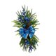 thumbnail image 1 of Guirnalda Navide?a Colgante Para Escaleras, Para Buzón, Barandilla Interior Y Exterior, Color Azul, 1 of 3