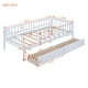thumbnail image 2 of Twin Size Daybed Wood Bed with Two Drawers , White, 2 of 3