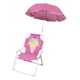 thumbnail image 1 of Silla de Camping para niños, silla plegable con sombrilla, práctica silla de playa portátil para Picnic, viajes al aire libre, pesca en el patio helado, 1 of 5