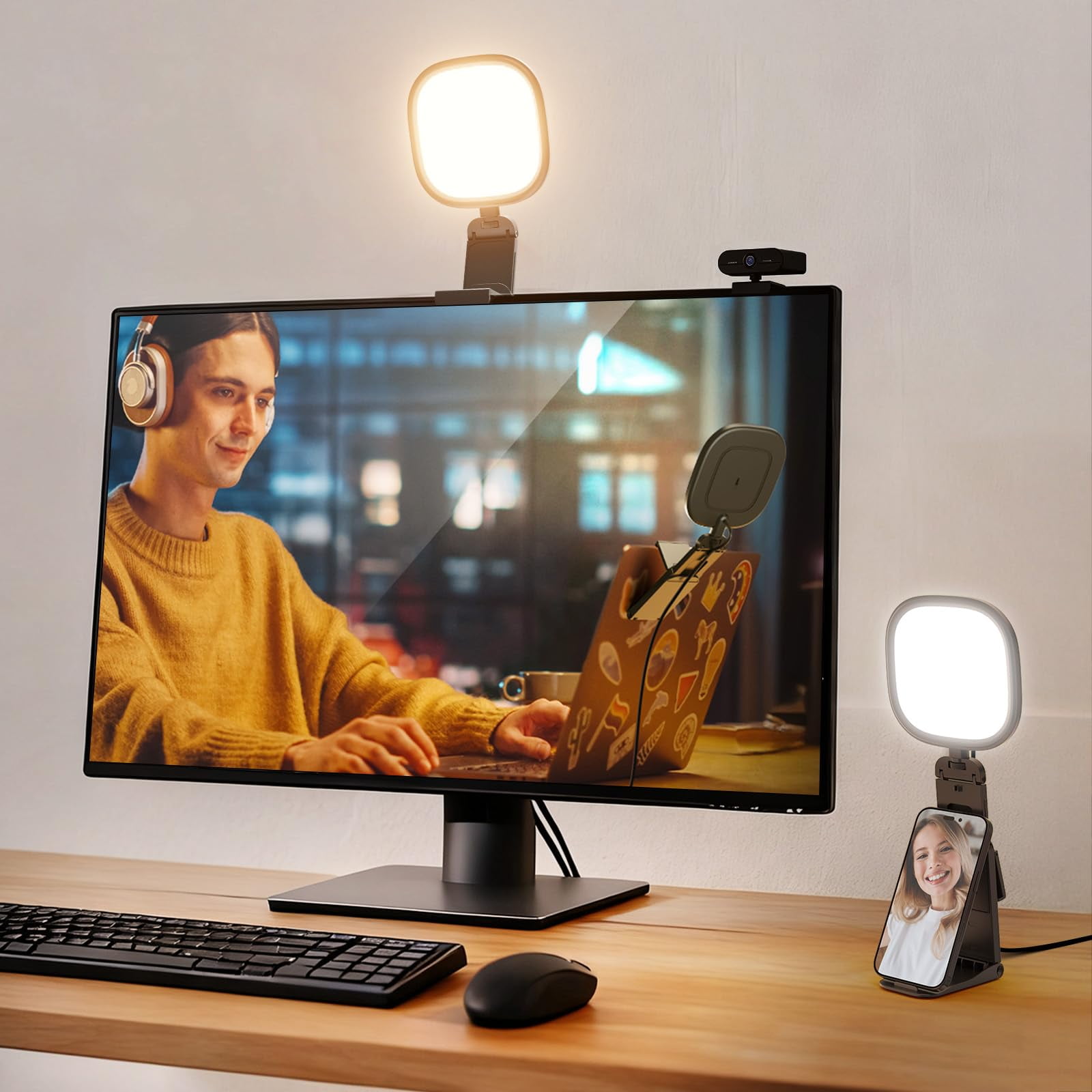 Barra De Luces Para Monitor Neewer Basics 5 Nl10, Panel Led Usb De 10 W