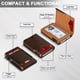 thumbnail image 5 of Billetera SEMORID para hombre con tarjetero plegable delgado RFID, 5 of 9