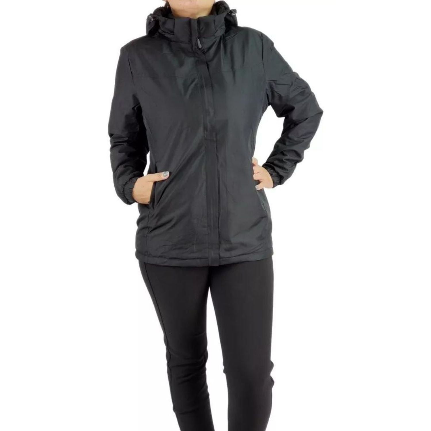 Likeshop - Parka Chaqueta Mujer Invierno Premium Forro Piel H8