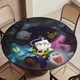thumbnail image 5 of Luigis Mansion theme Fitted Round Tablecloths Elastic Edged Table Covers Waterproof Table Cloth For Kitchen Holiday Party Tables Decor 120cm, 5 of 6