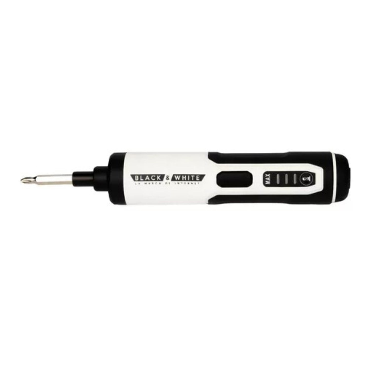 Black & White - Kit Atornillador Inalambrico 1/4 3.6v 10nm 1.3ah Black&white Color Blanco Y Negro Frecuencia 60hz