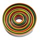 thumbnail image 1 of 12pcs molde cortador de la galleta jabón hecho a mano de chocolate Fondant Cake Decor Colorful, 1 of 5