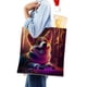 thumbnail image 4 of Corgi Bolso de tela con estampado de lienzo para mujer, bolsa de compras reutilizable y estética, con cremallera interior, regalo para mujer, 35 × 40 cm., 4 of 6