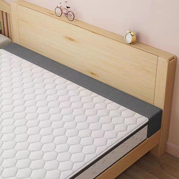 Barpoullar Relleno para Hueco de Cama 38x6x12 cm con Cubierta de Lino