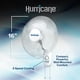 thumbnail image 4 of Ventilador eléctrico Hurricane Supreme 16" oscilante de 3 velocidades, 4 of 9
