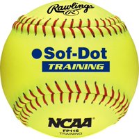 Pelotas De Softbol Rawlings Ncaa Entrenamiento Poly-Core 11"" Paquete De 12