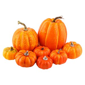 Magideal - 8 Uds. De Calabazas Artificiales, Relleno De Jarrón De Otoño, Artesanías, Cosecha De Otoño, Minicalabazas Grandes Para Halloween, Jardín, Accesorios D Amarillo