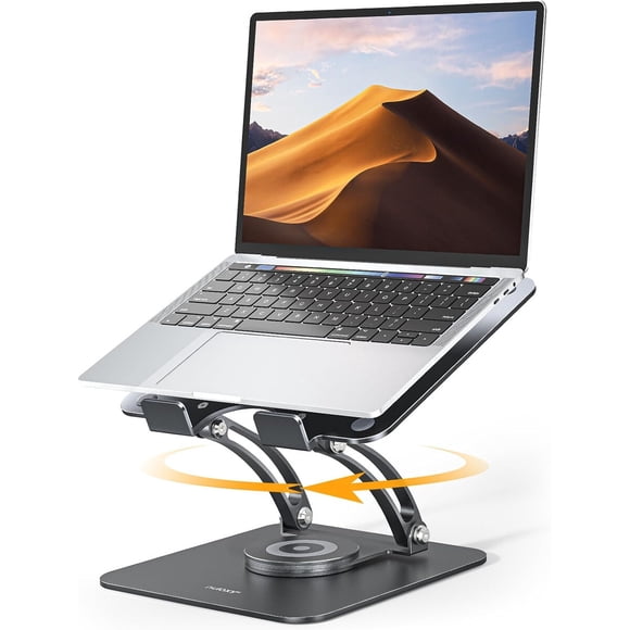 Soporte Nulaxy C1EXPRO con rotación 360° para laptop, 22 lb