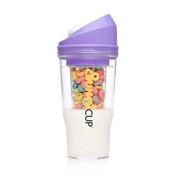 Contenedor para Alimentos CRUNCHCUP XL Portátil Morado