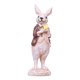 thumbnail image 2 of Estatua De Conejo De Pascua, Figura De Conejo Para Chimenea, Centro De Mesa, Pasillo, Flor Amarilla, Ropa Marrón, 2 of 5