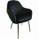 thumbnail image 1 of Poltrona Velvet Lux - Negra, 1 of 3