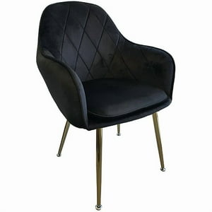 Habita2 Chile - Poltrona Velvet Lux - Negra