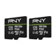 thumbnail image 1 of Tarjeta de memoria PNY PRO Elite Prime 128 GB microSDXC, paquete de 2, 1 of 9