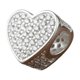 thumbnail image 1 of Charm corazón plata 925 microcircones dije para pandoras, 1 of 3