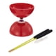 thumbnail image 5 of Juguete Diabolo Con Varillas, Juguete De Habilidad De Triple Rodamiento Para Regalo, Pastizales, Adultos, Ni?os, Rojo, 5 of 5