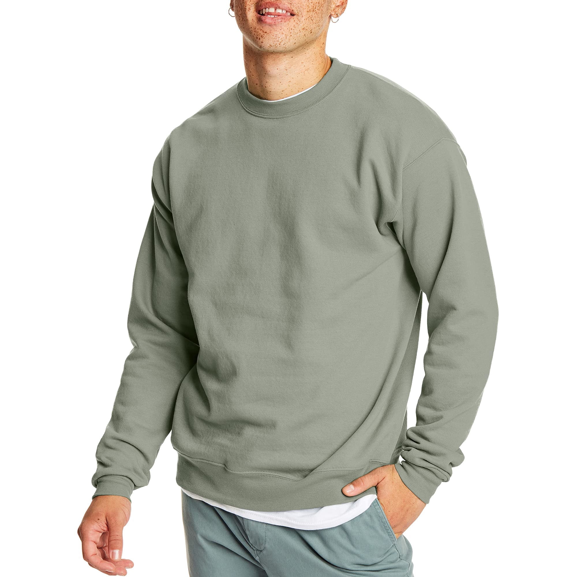 Sudadera Hanes Ecosmart Para Hombre Stonewashed Green Xxl