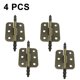 thumbnail image 1 of 4 bisagras de bronce verde con cabeza de corona para muebles, gabinetes, cajones y puertas., 1 of 8