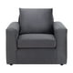 thumbnail image 1 of Sofa Kendy 1c Felpa 30 Gris, 1 of 5