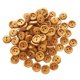 thumbnail image 3 of 100pcs vintage 2 agujeros botones de madera para coser scrapbooking marrón claro 13mm, 3 of 5