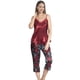 thumbnail image 1 of Pijama Satín Capri Top Pabilos Estampado | Estilo Natural, 1 of 3