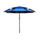 thumbnail image 3 of Parasol Market Parasol Market de pesca Umbrella Doble Top upf 50+ Shade Shade Shelter 360 degree Ajustable para el patio del patio trasero de la cubierta C Azul, 3 of 5