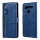 thumbnail image 5 of Funda con Cremallera para LG K51S, Carcasa Cartera de Cuero PU con Soporte y Tarjetero, 5 of 5