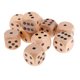thumbnail image 5 of 10x Dados De Madera D6 Dados Punteados De Seis Caras Para Mazmorras Y Dragones Natural, 5 of 5