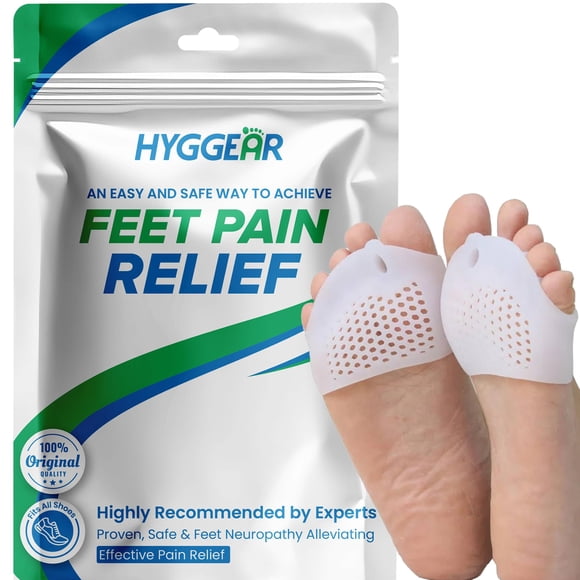 Separador de dedos de silicona Hyggear, par para pie izquierdo y derecho